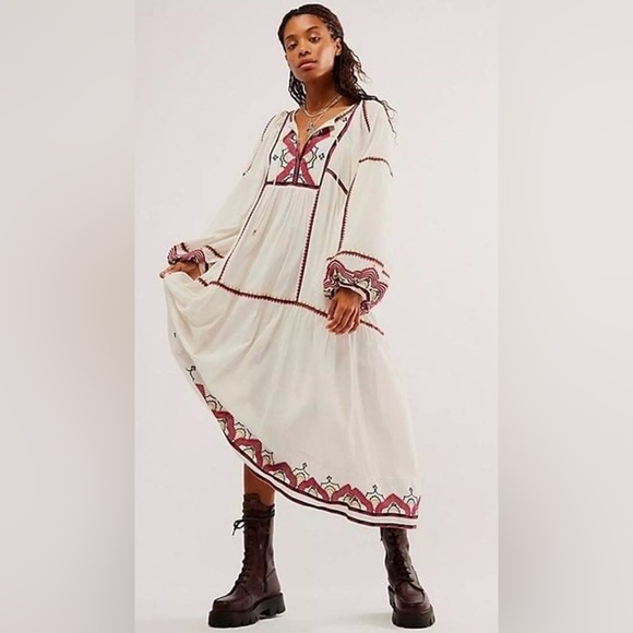 NWOT Free People Sweet Escape MIDI Dress XS New $198 retail - Picture 8 of 11